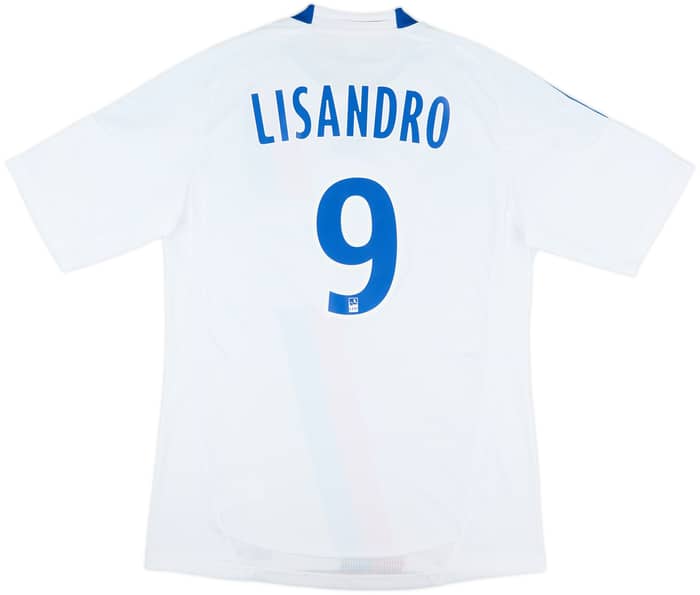 2010-11 Lyon Home Shirt Lisandro #9 - 10/10 - (M)