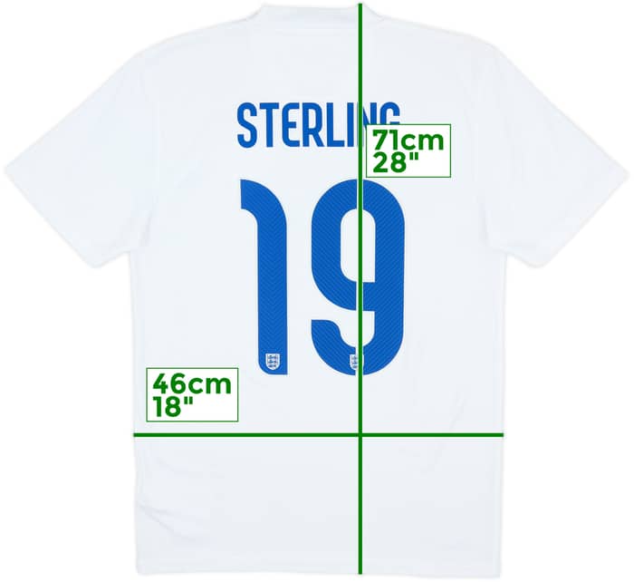 2014-15 England Home Shirt Sterling #19 - 9/10 - (S)