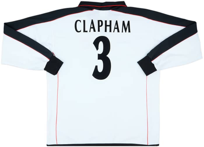 2001-02 Ipswich Match Issue UEFA Cup Away L/S Shirt Clapham #3