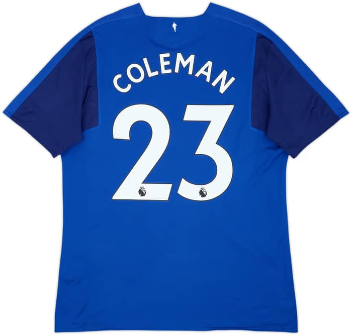 2017-18 Everton Home Shirt Coleman #23 - 8/10 - (XL)