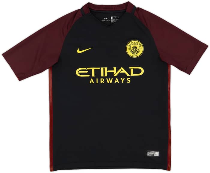2016-17 Manchester City Away Shirt - 6/10 - (M.Boys)