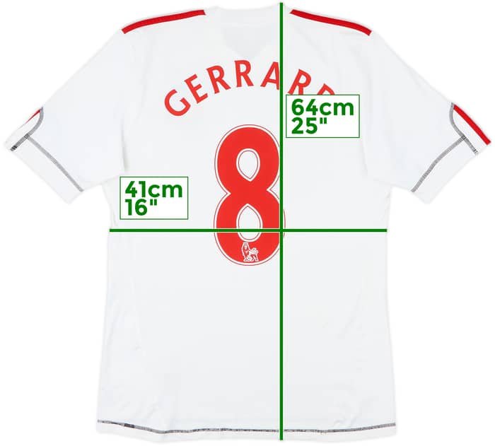 2009-10 Liverpool Third Shirt Gerrard #8 - 7/10 - (S)