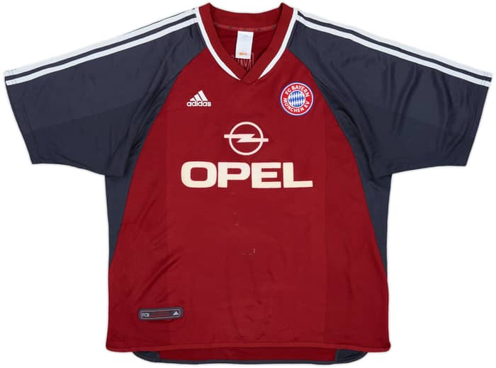 2001-02 Bayern Munich Home Shirt Elber #9 - 4/10 - (XL)
