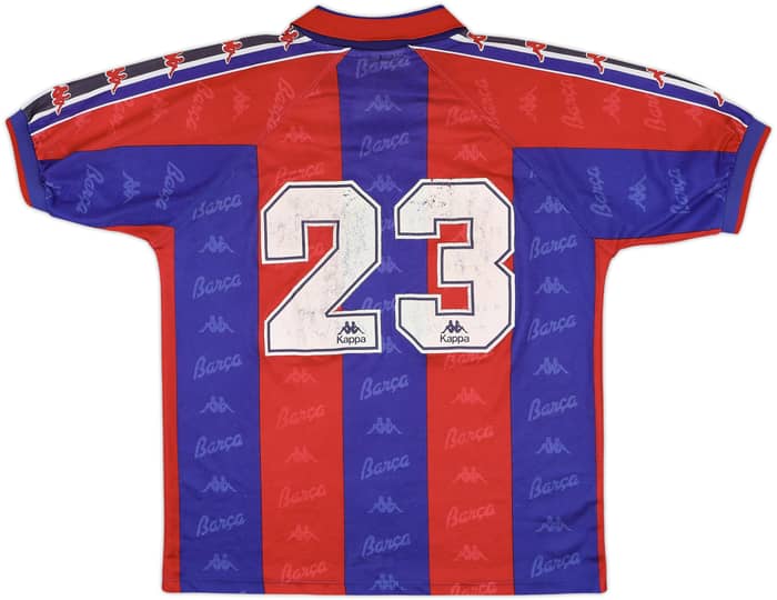 1995-97 Barcelona Home Shirt #23 - 5/10 - (XL)