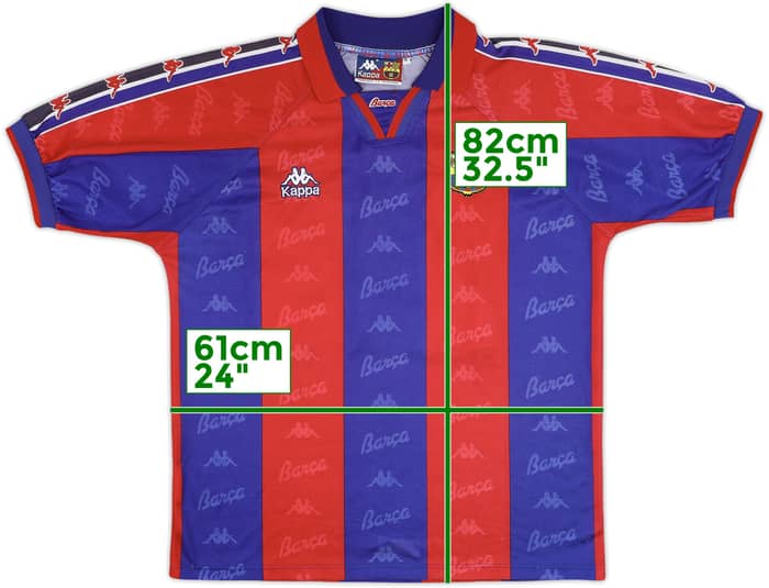 1995-97 Barcelona Home Shirt #23 - 5/10 - (XL)