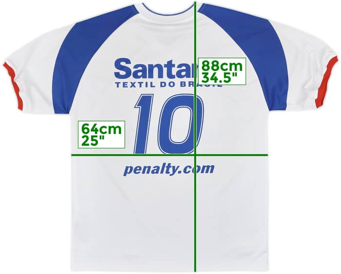 2004 Fortaleza Away Shirt #10 - 8/10 - (XL)