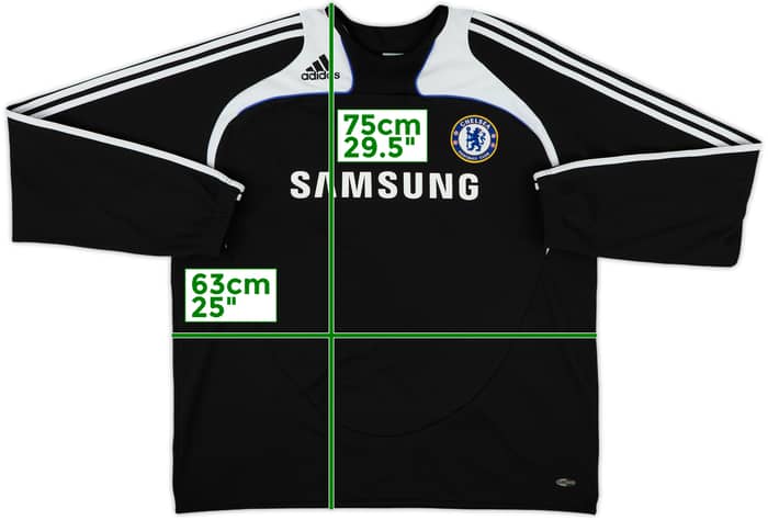 2008-09 Chelsea adidas Sweat Top - 9/10 - (XXL)
