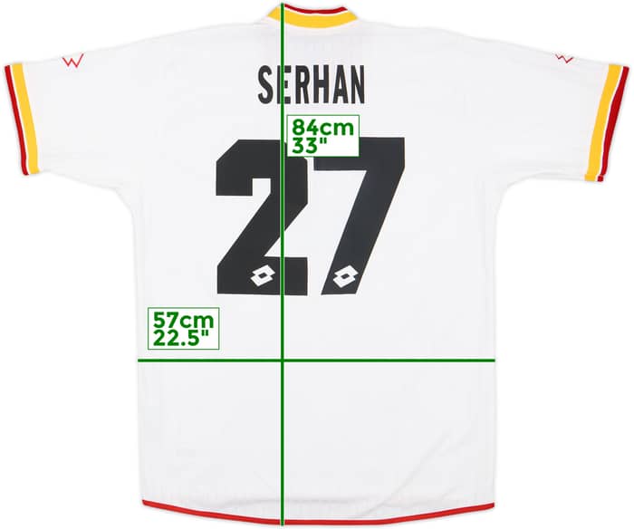 2001-02 Galatasaray Away Shirt Serhan #27 - 8/10 - (XL)