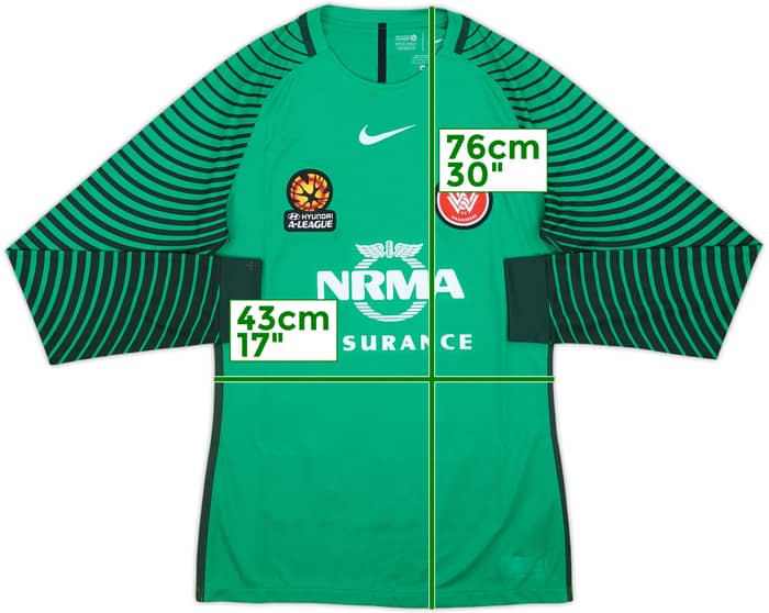 2016-17 Western Sydney Wanderers GK Shirt - 6/10 - (M)