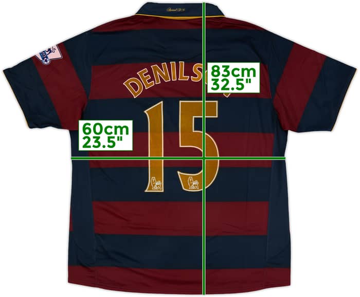 2007-08 Arsenal Third Shirt Denilson #15 - 8/10 - (XL)