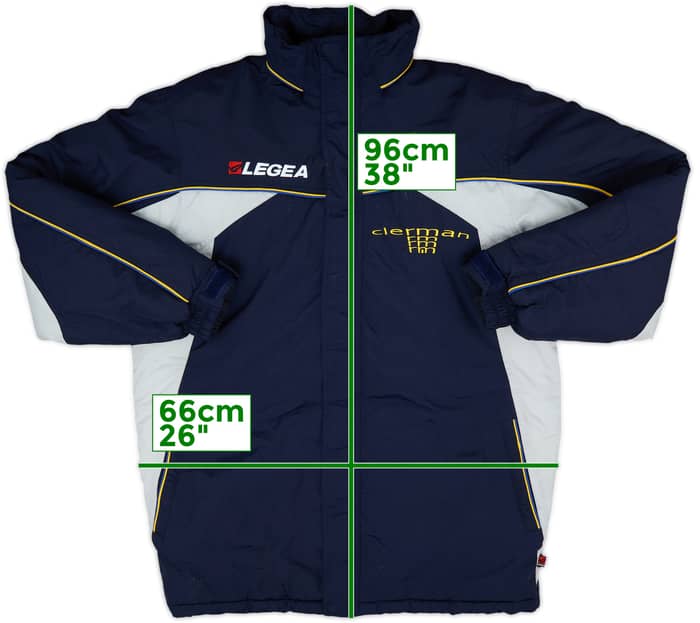 2003-04 Hellas Verona Legea Hooded Padded Bench Coat - 8/10 - (XL)