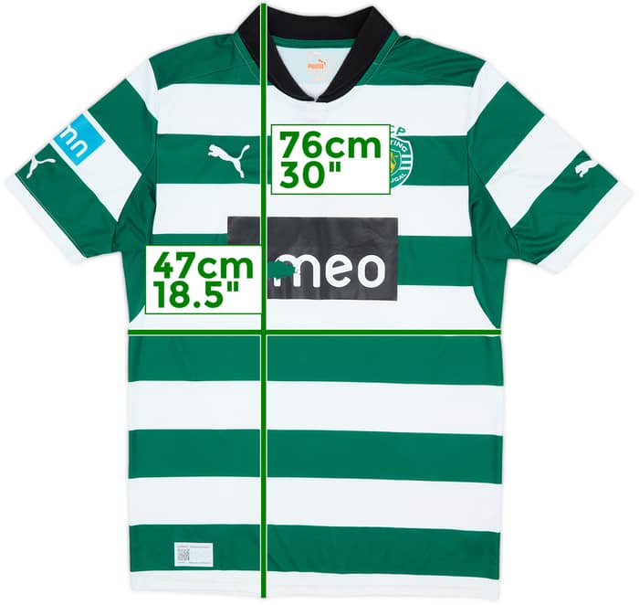 2013-14 Sporting CP Camiseta Local - 5/10 - (M)