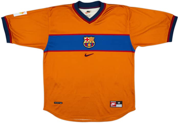 1998-00 Barcelona Away Shirt Rivaldo #11 - 8/10 - (M)