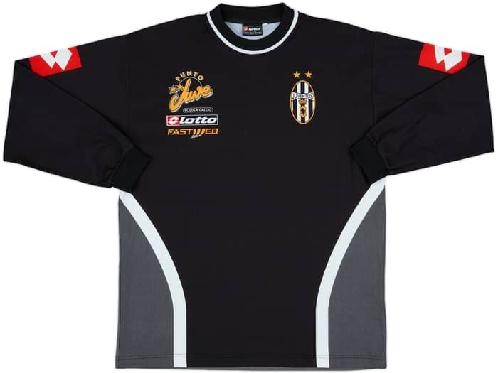 2001-02 Juventus Lotto Training L/S Shirt - 8/10 - (L)