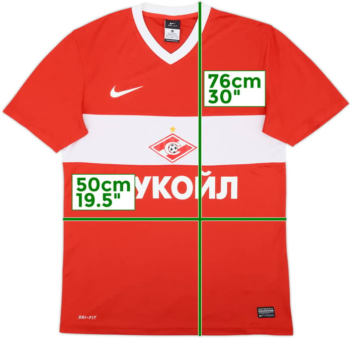 2013-14 Spartak Moscow Basic Home Shirt - 7/10 - (M)
