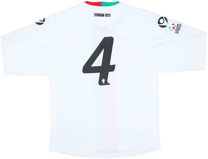 2010-11 Ternana Match Issue Away L/S Shirt #4