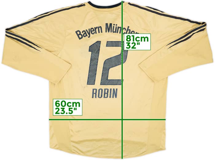 2004-05 Bayern Munich Away L/S Shirt Robin #12 - 5/10 - (XL)