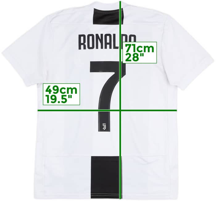 2018-19 Juventus Home Shirt Ronaldo #7 - 6/10 - (M)