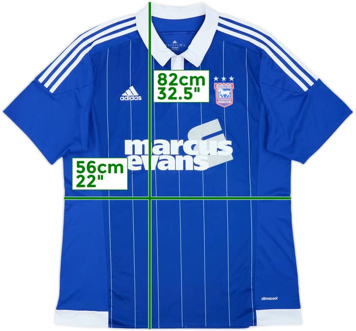 2015-16 Ipswich Home Shirt - 6/10 - (XL)