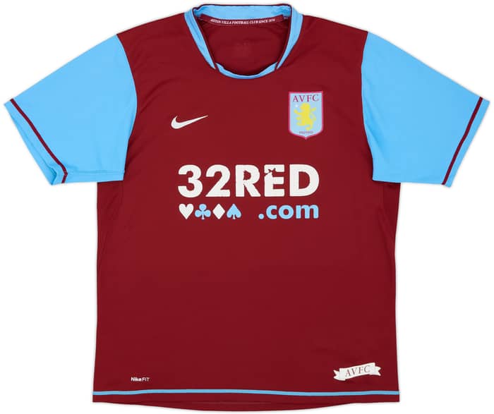 2007-08 Aston Villa Home Shirt - 5/10 - (M)