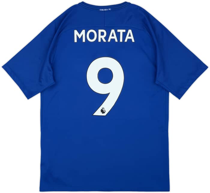 2017-18 Chelsea Home Shirt Morata #9 - 8/10 - (M)