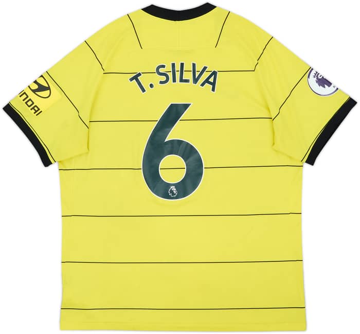 2021-22 Chelsea Away Shirt T.Silva #6 - 5/10 - (XL)