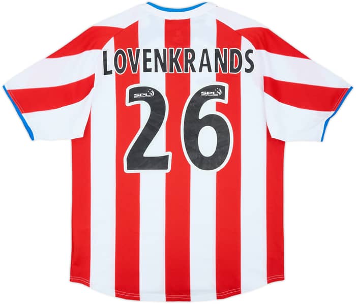 2003-04 Rangers Away Shirt Lovenkrands #26 - 6/10 - (M)