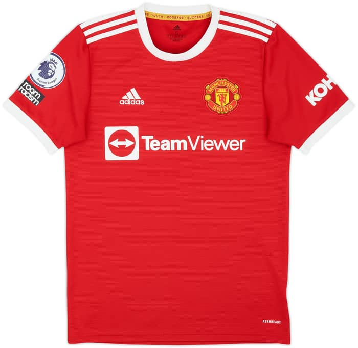 2021-22 Manchester United Home Shirt Ronaldo #7 - 8/10 - (S)