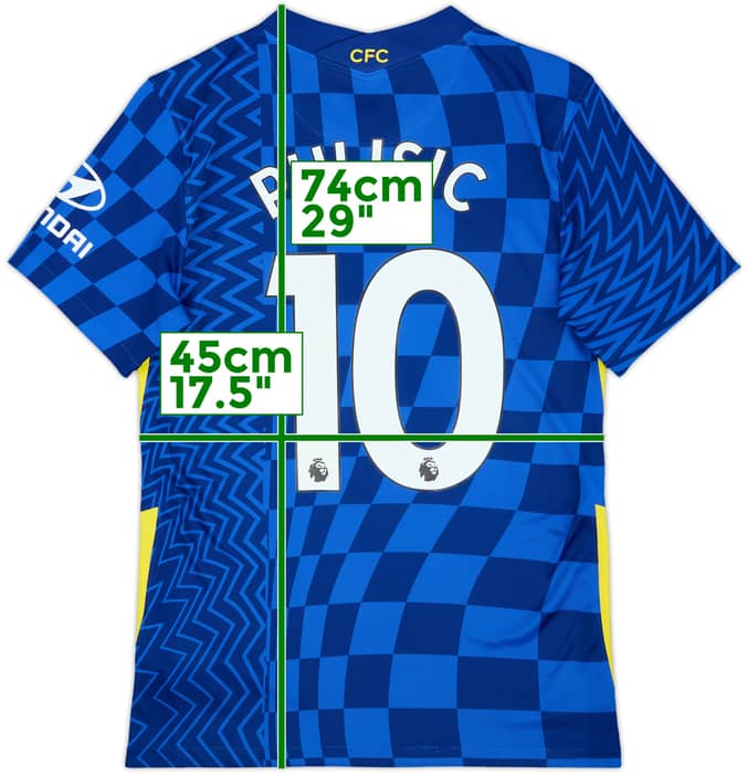 2021-22 Chelsea Home Shirt Pulisic #10 - 6/10 - (S)