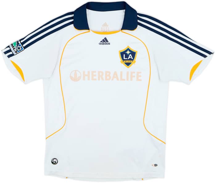 Camiseta de local del LA Galaxy 2008-09 Beckham #23 - 4/10 - (13-14 Años)