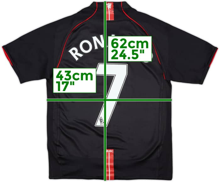 2007-08 Manchester United Away Shirt Ronaldo #7 - 6/10 - (13-15 Years)