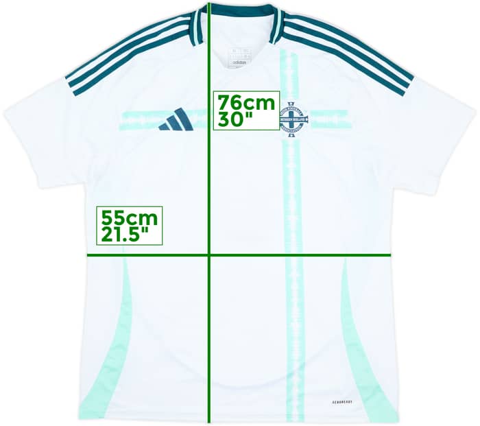 2024-25 Northern Ireland Away Shirt - 6/10 - (XL)