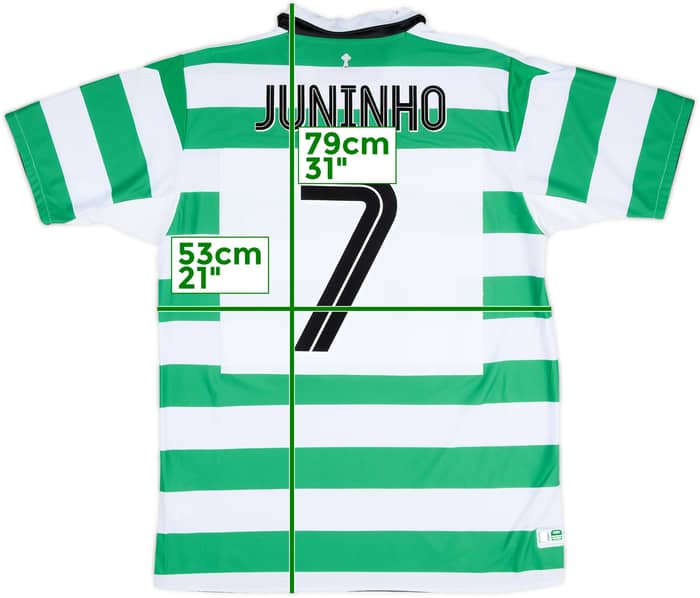 2004-05 Celtic Home Shirt Juninho #7 - 5/10 - (L)