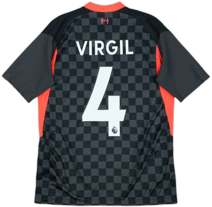 2020-21 Liverpool Third Shirt Virgil #4 - 6/10 - (14-15 Years)