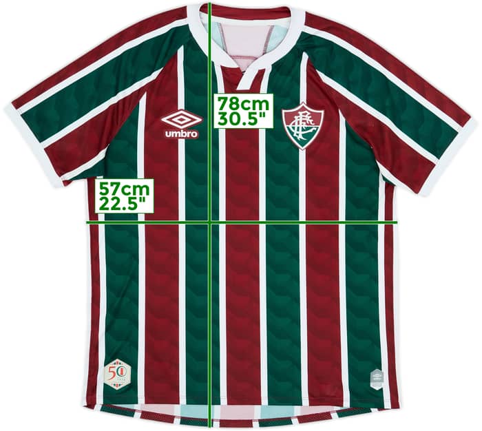 2020-21 Fluminense Home Shirt - 9/10 - (L)