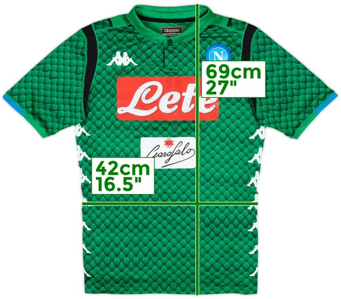 2018-19 Napoli GK S/S Shirt - 5/10 - (M)