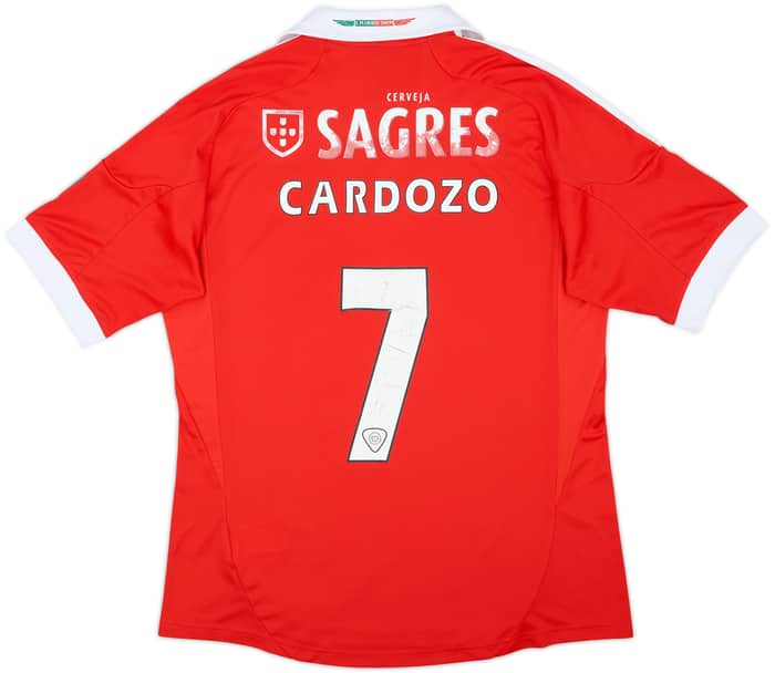 2012-13 Benfica Home Shirt Cardozo #7 - 5/10 - (M)