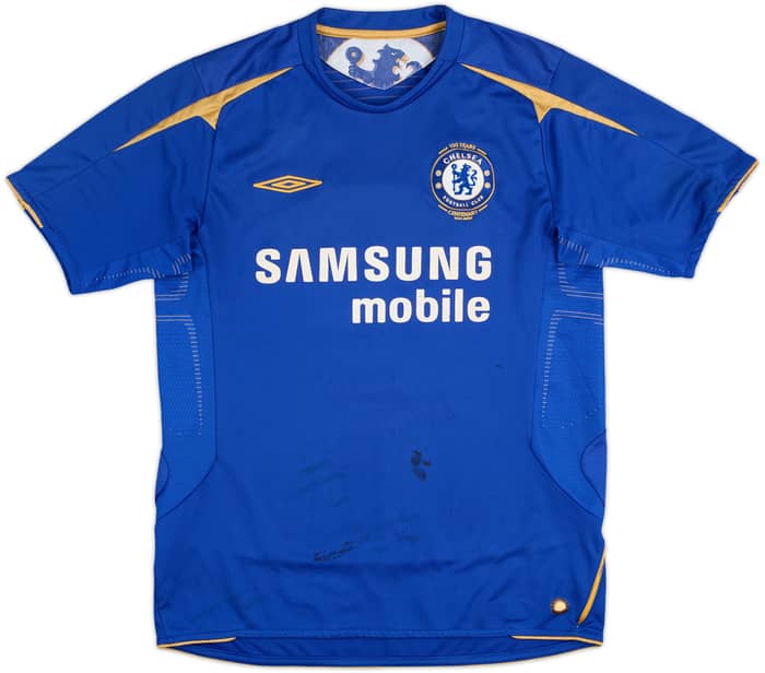 2005-06 Chelsea Centenary Home Shirt Drogba #15 - 4/10 - (M)