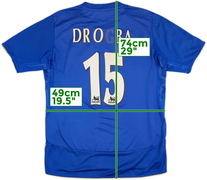 2005-06 Chelsea Centenary Home Shirt Drogba #15 - 4/10 - (M)