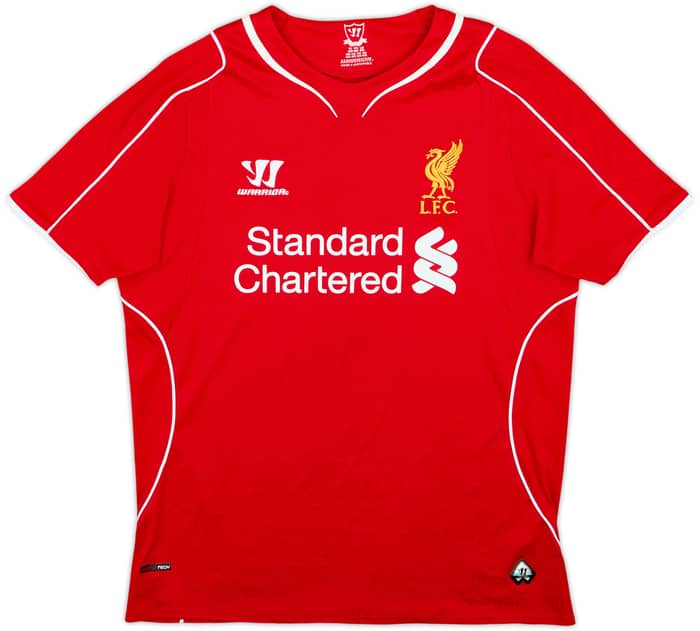 2014-15 Liverpool Home Shirt Gerrard #8 - 8/10 - (13-14 Years)