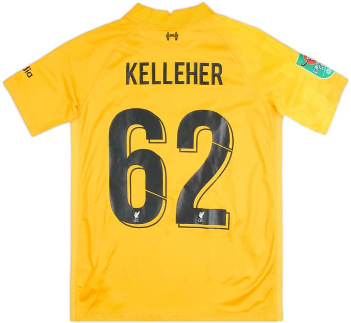 2021-22 Liverpool 'Carabao Cup Final' GK S/S Shirt Kelleher #62 - 5/10 - (13-15 Years)