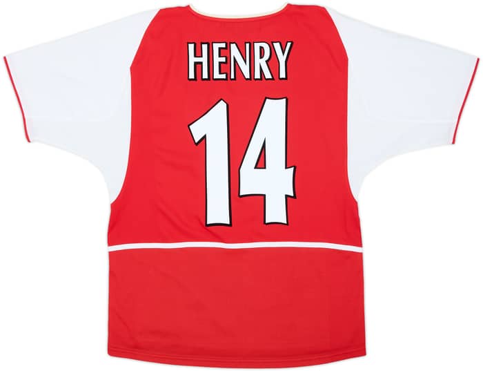 2002-04 Arsenal Home Shirt Henry #14 - 6/10 - (M)