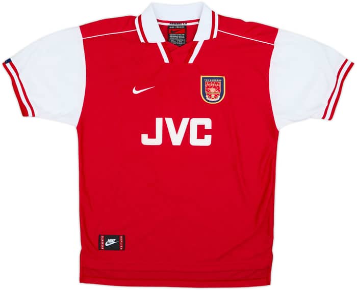 1996-98 Arsenal Home Shirt Vieira #4 - 9/10 - (L)