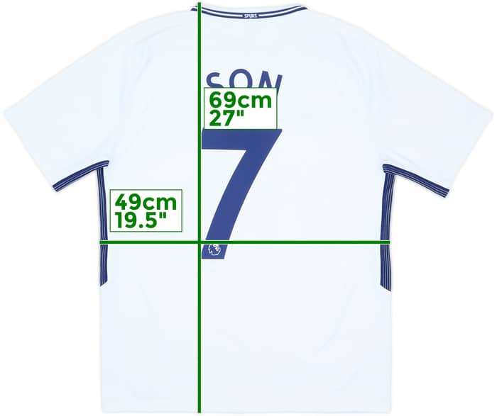 2017-18 Tottenham Home Shirt Son #7 - 6/10 - (M)