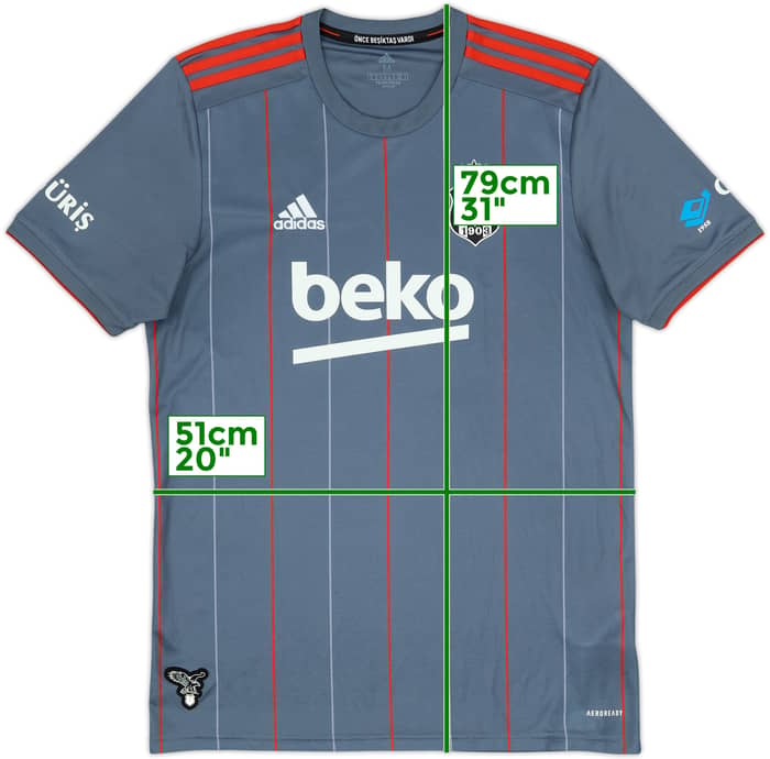2021-22 Besiktas Third Shirt - 8/10 - (M)