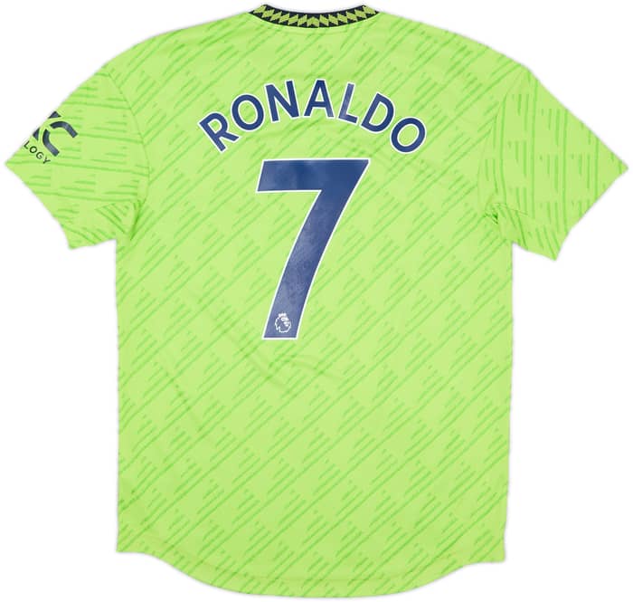 Camiseta auténtica de la tercera equipación del Manchester United 2022-23 Ronaldo #7 - 9/10 - (M)