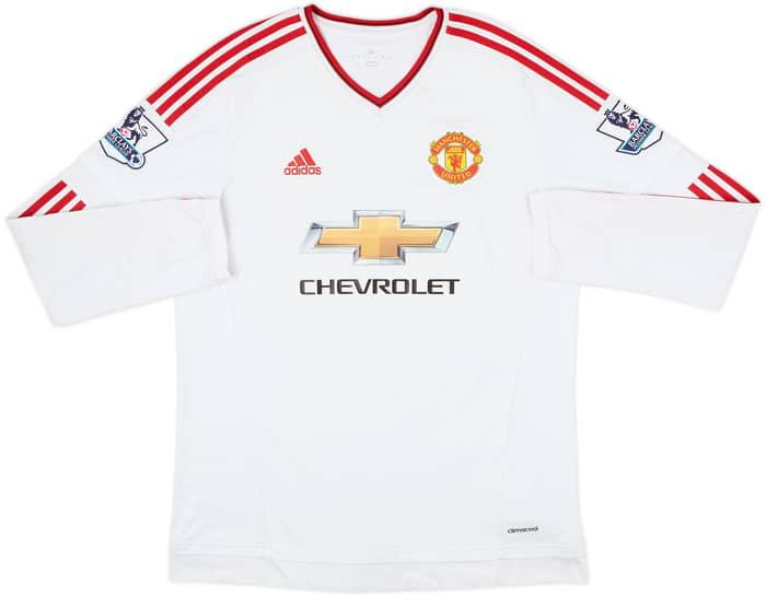 2015-16 Manchester United Away L/S Shirt Schneiderlin #28 - 7/10 - (L)