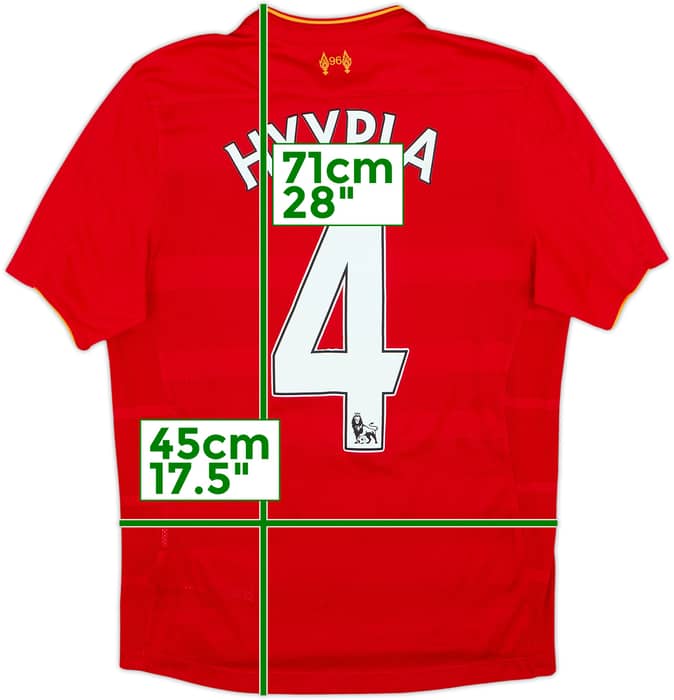 2016-17 Liverpool Home Shirt Hyypia #4 - 6/10 - (S)
