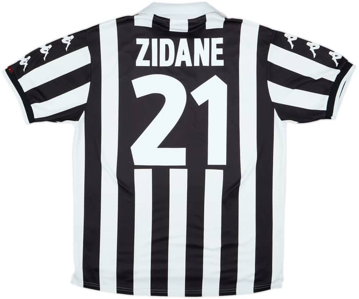 1998-99 Juventus Maillot Domicile Zidane #21 - 8/10 - (XL)