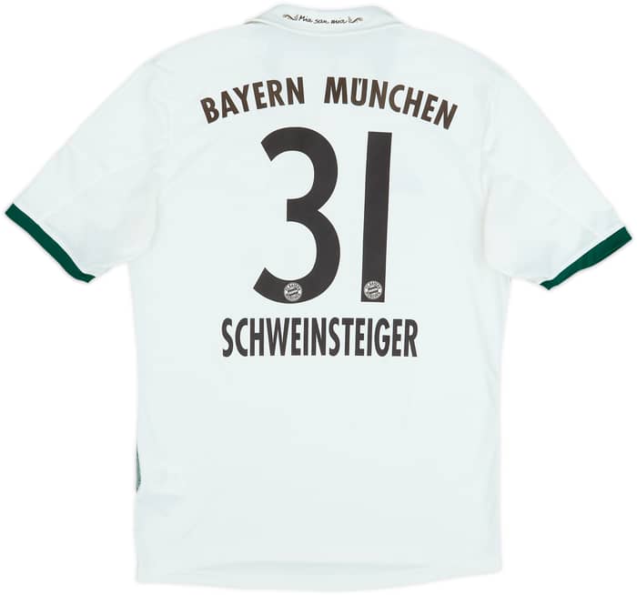 2013-14 Bayern Munich Away Shirt Schweinsteiger #31 - 8/10 - (M)